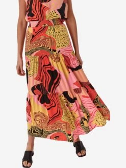 Jupes Longues Jupe RABIA Femme Mélange De Couleurs -Parfaite Jupe cb584b12faaba9bf3635d720391e5feb