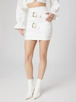 Mini-jupes Jupe Laila Femme Blanc -Parfaite Jupe cbcd16d620efee91524e89a128d1e5cc