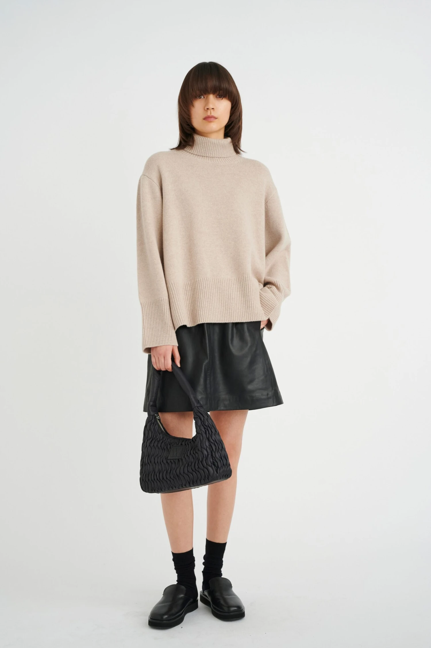 InWear Jupes En Cuir Jupe Wook Femme Noir 5 InWear Jupes En Cuir Jupe Wook Femme Noir – Image 3