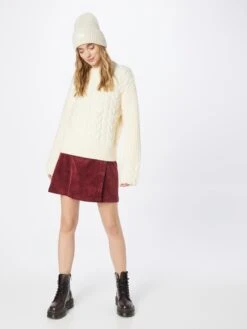 About You Mini-jupes Jupe Sandy Femme Bordeaux -Parfaite Jupe cda66ab938211ed807fa8351389168b9