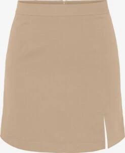 Pieces Mini-jupes Jupe THELMA Femme Beige Foncé