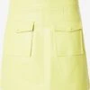 MbyM Jupes En Cuir Jupe Ansorro Femme Jaune Citron -Parfaite Jupe d0f8d119476d60635151806712508423