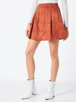 Noisy May Jupes En Cuir Jupe Femme Rouge Rouille -Parfaite Jupe d1f31c23c05ea85243cd4f7e2fed2b4a