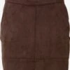 ONLY Jupes En Cuir Jupe JULIE Femme Brun Foncé 2 ONLY Jupes En Cuir Jupe JULIE Femme Brun Foncé -Parfaite Jupe d2489c5fe1f8324f0fa19db4efad6300