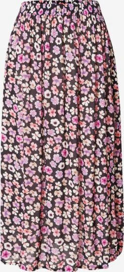 Kaffe Jupes Longues Jupe Tara Femme Noir