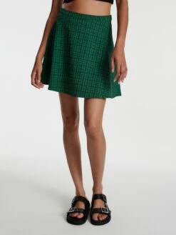 EDITED Jupes En Cuir Jupe Verenice Femme Vert -Parfaite Jupe d69a793702dd16143c6d55ddd752c33f