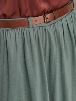 Vero Moda Jupes Longues Jupe LINN Femme Vert Pastel -Parfaite Jupe da0e88a7c493199964746c621bee1fe1