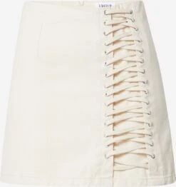 EDITED Mini-jupes Jupe Bosse Femme Beige