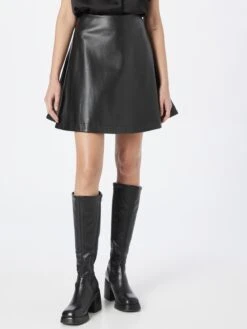 Jupes En Cuir Jupe Anine Femme Noir -Parfaite Jupe dbc585aad1b7c3bb146d4725974e6c7e