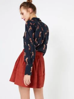 Moves Mini-jupes Jupe Kia Femme Rouge Rouille -Parfaite Jupe e11dbdbb9b6feb2422807ea4eb81da6e