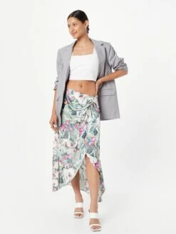 ESPRIT Jupes Longues Jupe Femme Pétrole / Vert Pastel -Parfaite Jupe e2b438ca3c8c97aacaffd1dac5dd9fe3