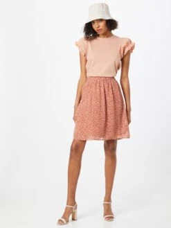 Kaffe Mini-jupes Jupe Zandra Femme Melon -Parfaite Jupe e60ef7d63c206765361fc7a9d2ed5927