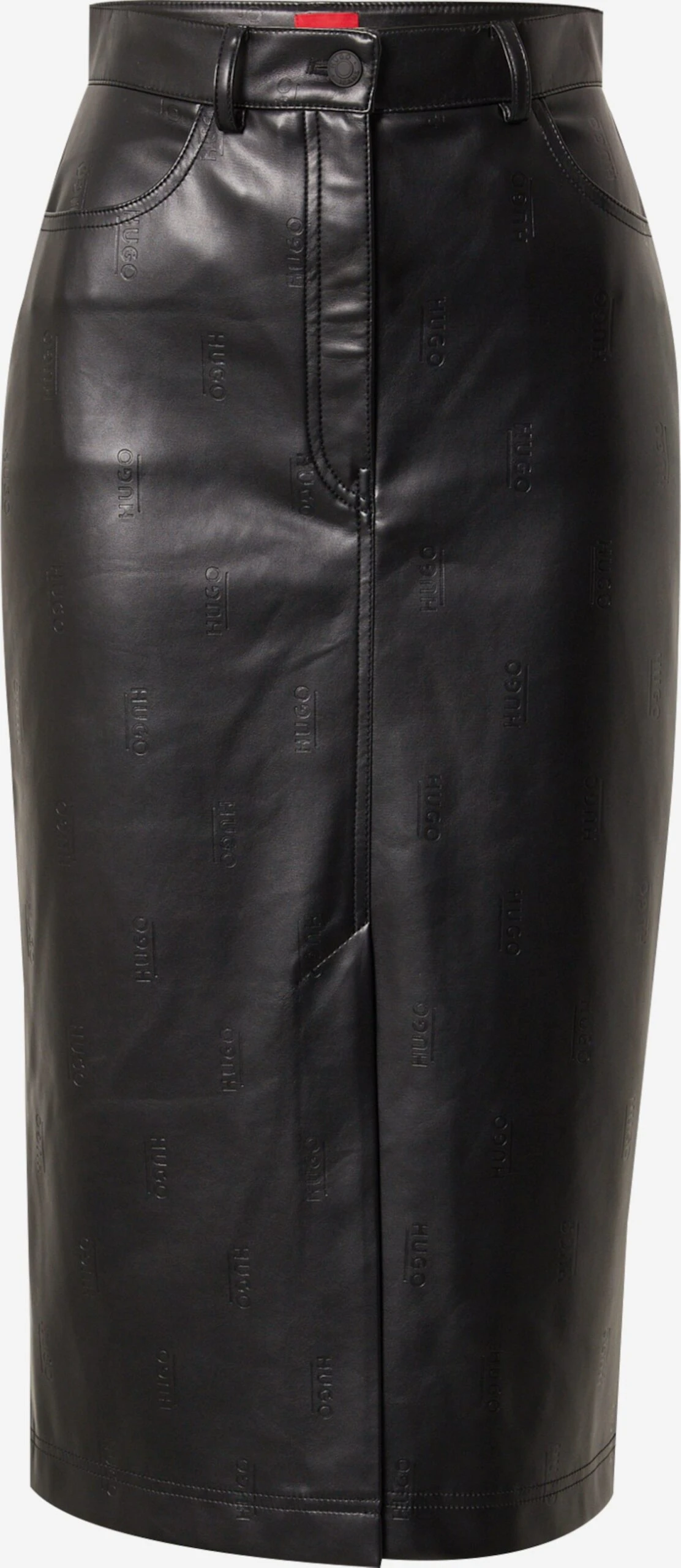 Hugo Jupes En Cuir Jupe Rusilanna Femme Noir 3 Hugo Jupes En Cuir Jupe Rusilanna Femme Noir