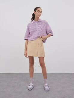 EDITED Mini-jupes Jupe Grazia Femme Champagne -Parfaite Jupe e9beabe51e16ab1bf7a1601d2e5e9272