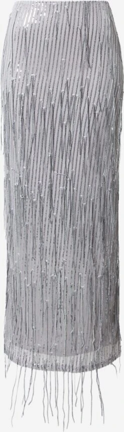 NA-KD Jupes Longues Jupe Femme Argent