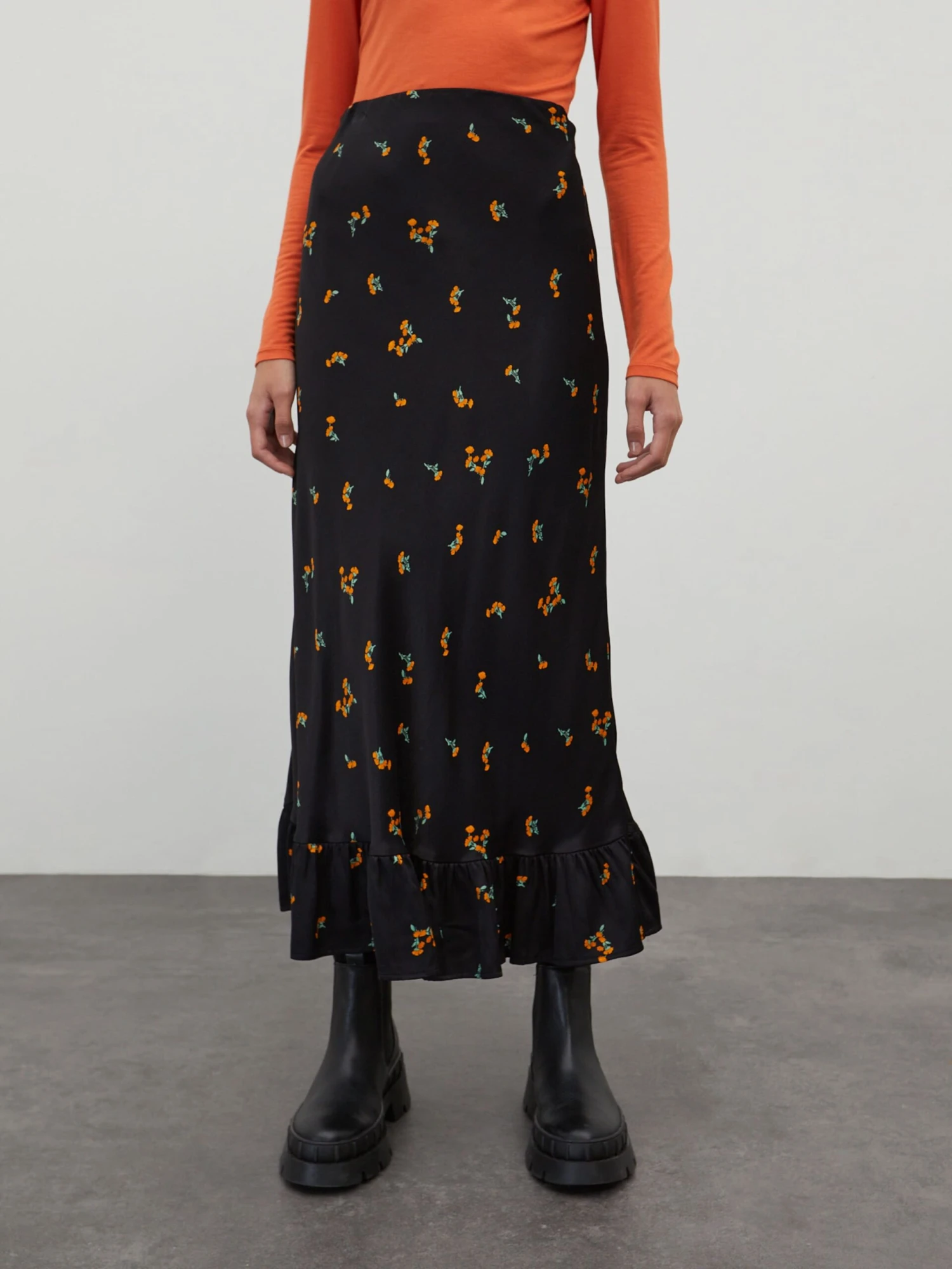 EDITED Jupes Longues Jupe Gracie Femme Noir 4 EDITED Jupes Longues Jupe Gracie Femme Noir – Image 2