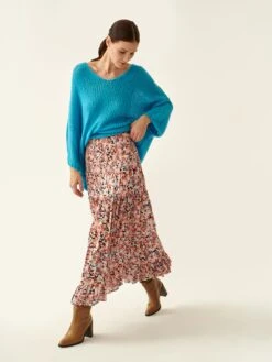 Jupes Longues Jupe Efia Femme Rose Pastel -Parfaite Jupe f2aeb2b0d6c614b837ea0854f9a77cfc