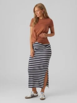 Mamalicious Jupes Longues Jupe Mia Femme Bleu Nuit -Parfaite Jupe f43442cda95f3717a811eb13aa38b88c