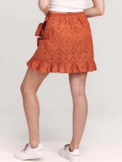 Shiwi Mini-jupes Jupe CAPE TOWN Femme Rouille -Parfaite Jupe f823e2378b0bf12ce2bde40e9415eb7e