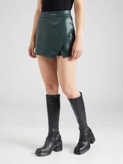 About You Jupes En Cuir Jupe Lucky Femme Vert Foncé -Parfaite Jupe faa911f120017460bd3c3cb358405684