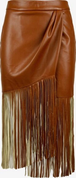 Jupes En Cuir Jupe Femme Rouille