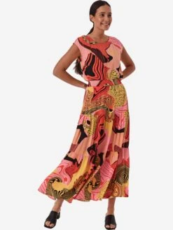 Jupes Longues Jupe RABIA Femme Mélange De Couleurs -Parfaite Jupe ff3663d453b095c307e2f7d73bba03e1